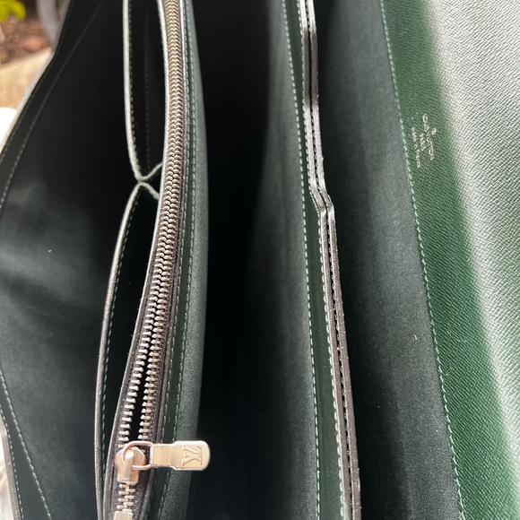 - LV Green Briefcase - Picture 6 of 12